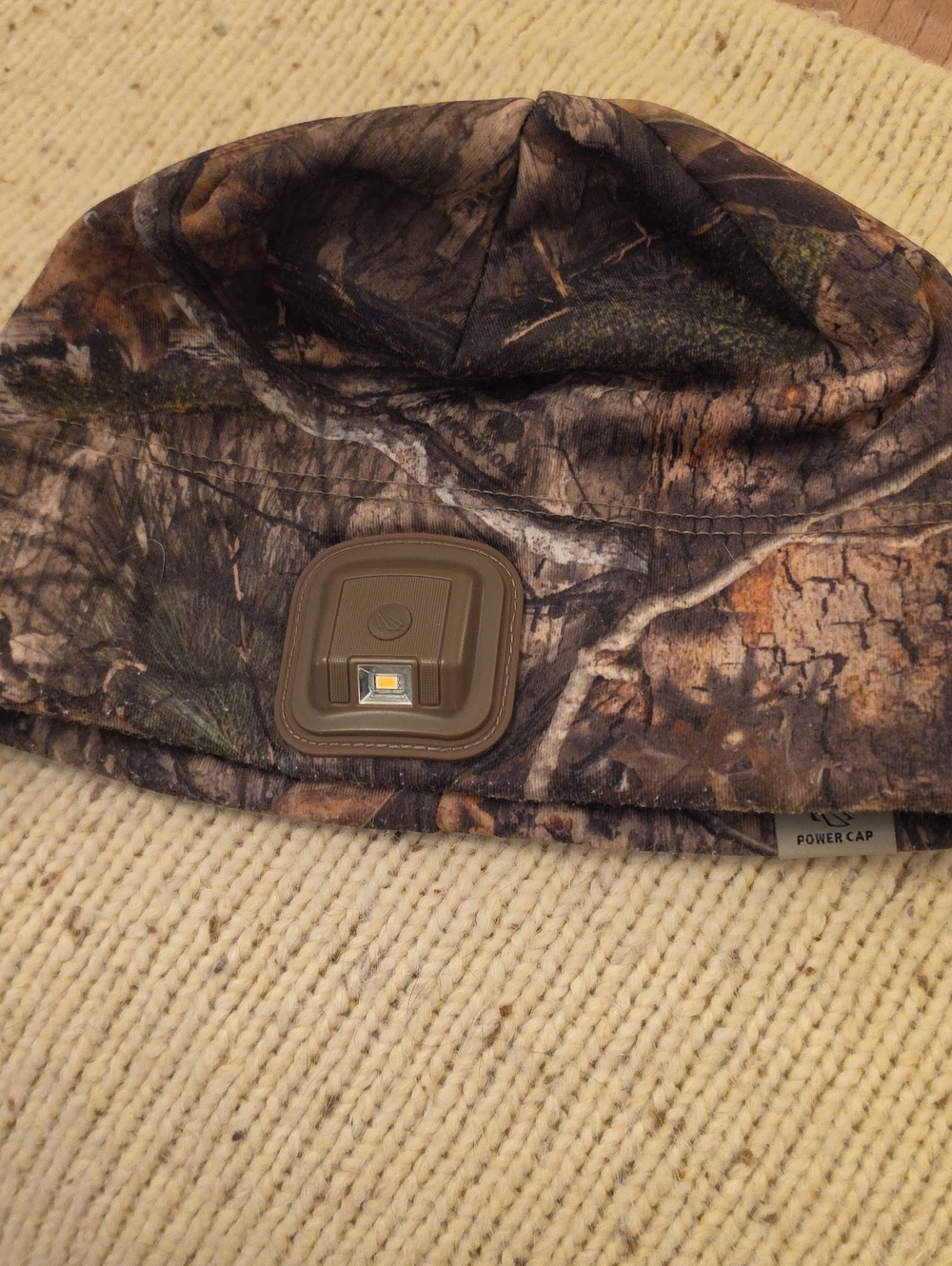 PowerCap LED Camo Beanie - Woodland Print